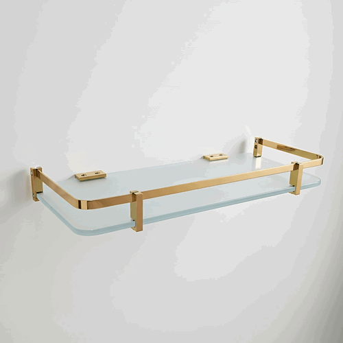 Glass Shelf PVD Gold